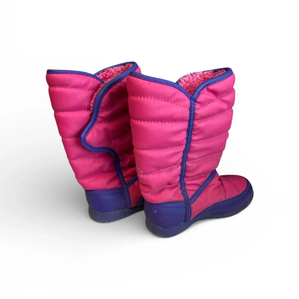 Vibrant Pink and Purple Kids Boots toddler size 10 girls
